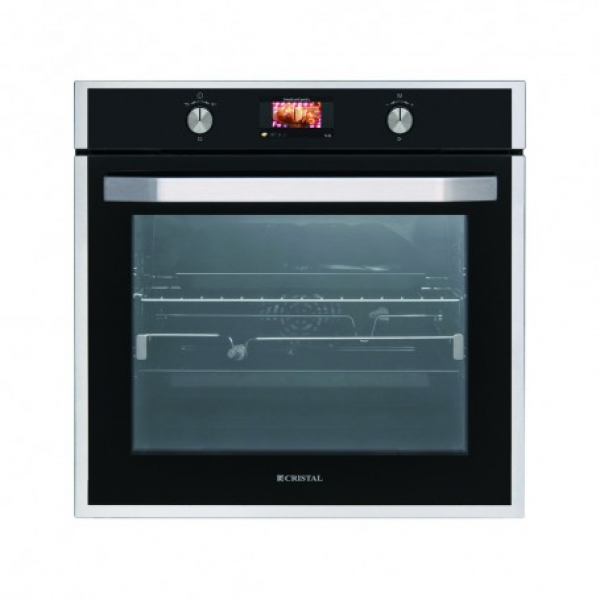 Cristal 尼斯 SMART 78公升嵌入式電焗爐：150種自動功能，易潔內門，省電高效